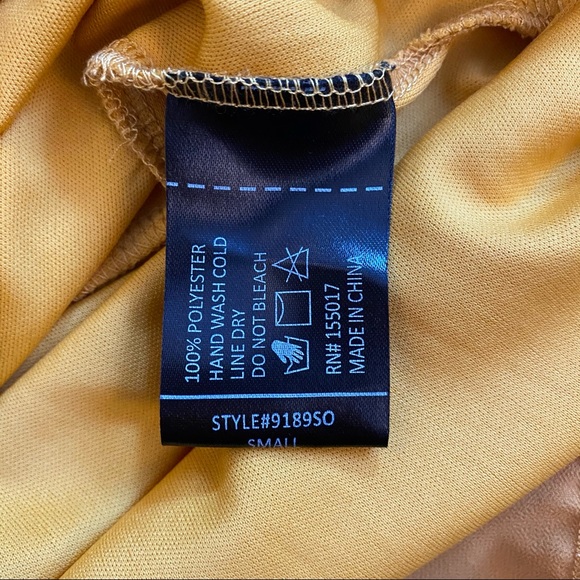 Pinkblush Yellow Tie Dress - Picture 16 of 16